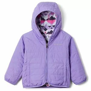 Columbia Double Trouble Reversible Jacket 3T Paisly Purple/Wht Checkpoint